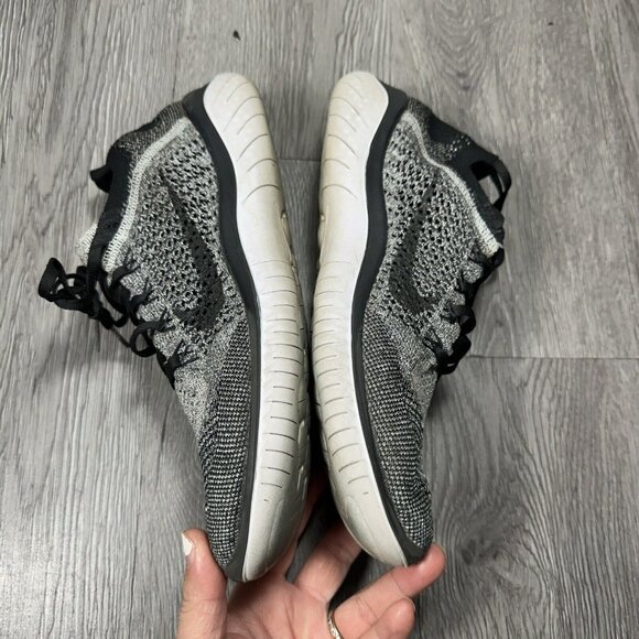 Nike Free RN Flyknit 2018 Black White Ombre 942838-101 Men\'s Size 8.5 main image 4